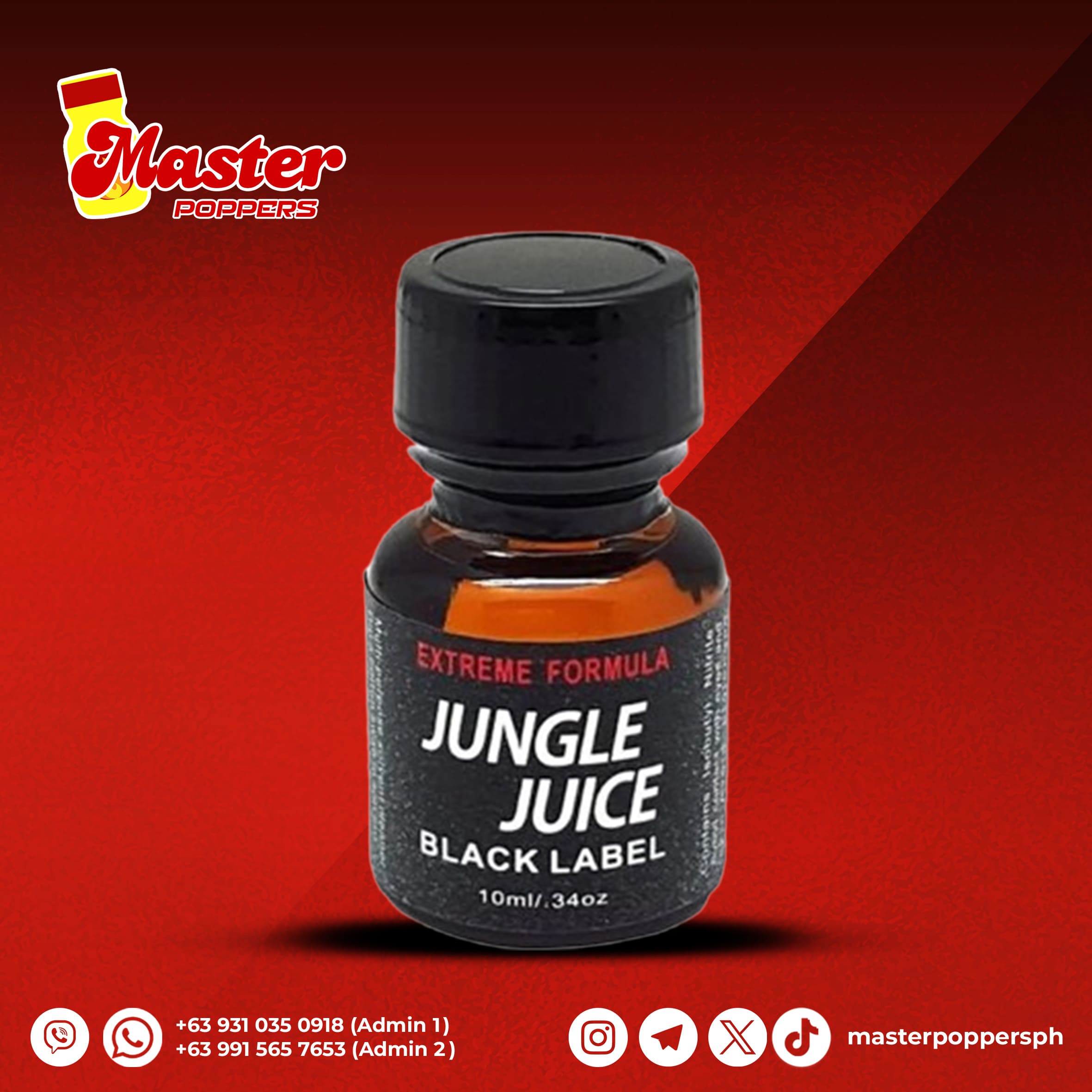 JUNGLE JUICE BLACK LABEL Poppers PWD Original 10ml