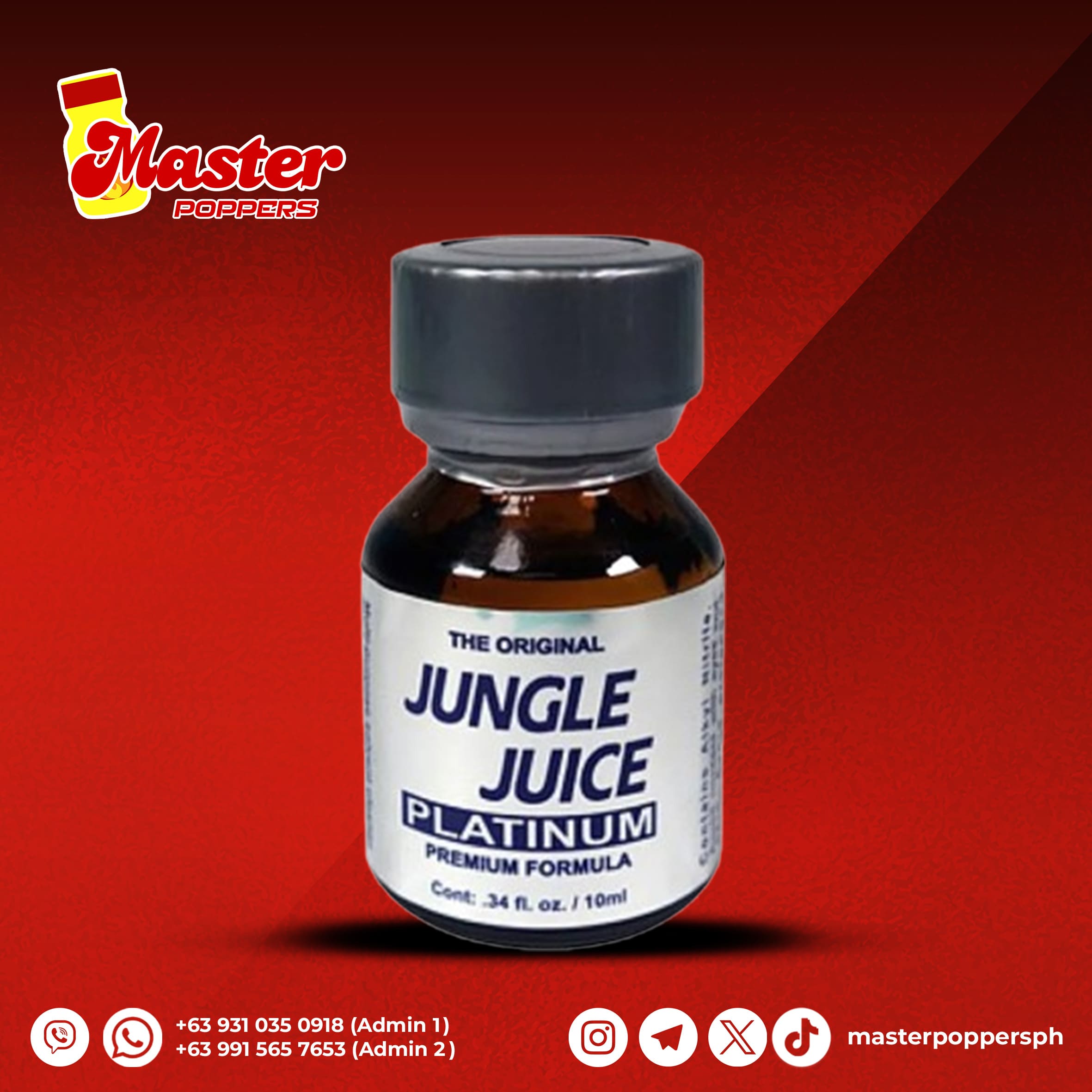 JUNGLE JUICE PLATINUM Poppers PWD Original 10ml