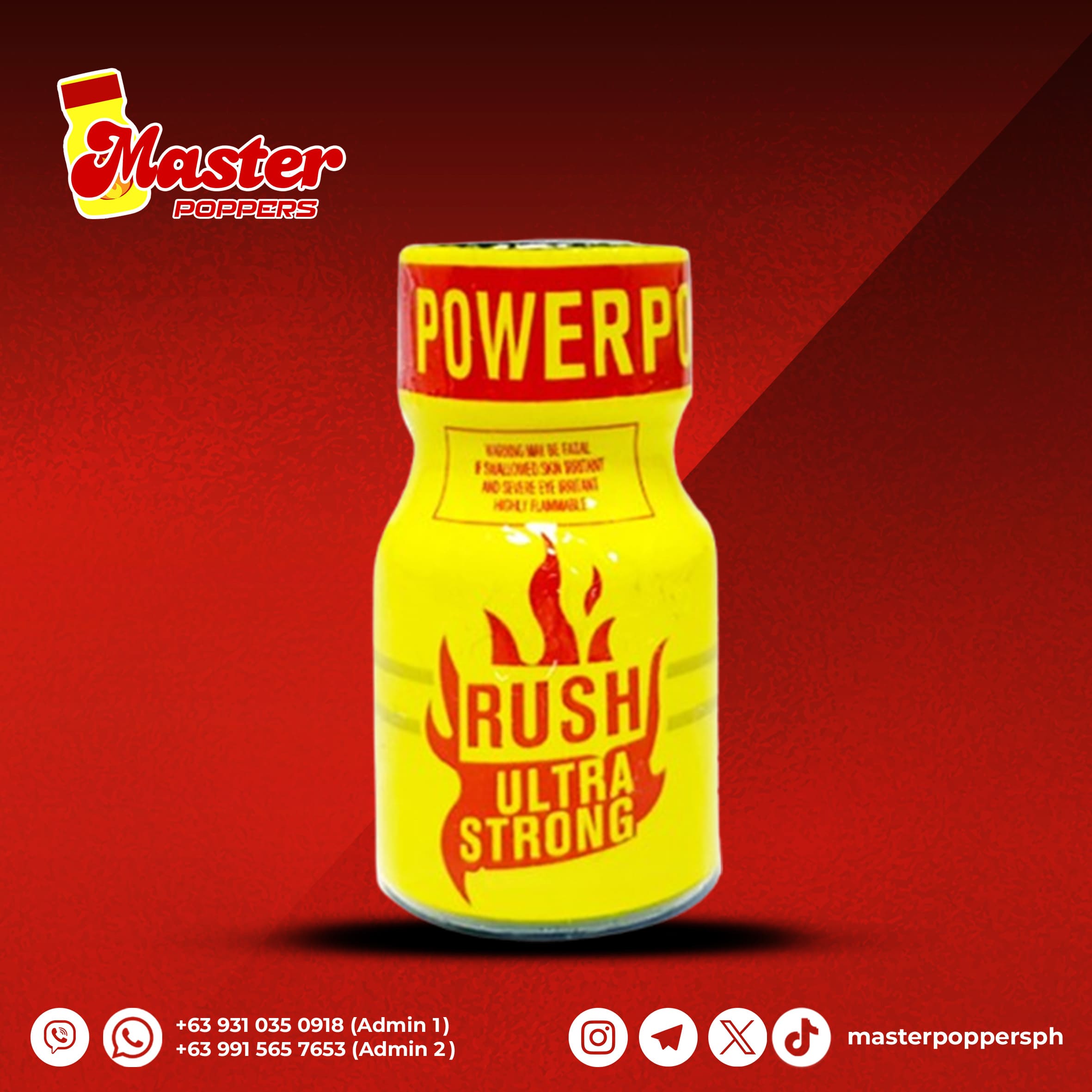 Rush Ultra Strong Yellow Poppers 10ml