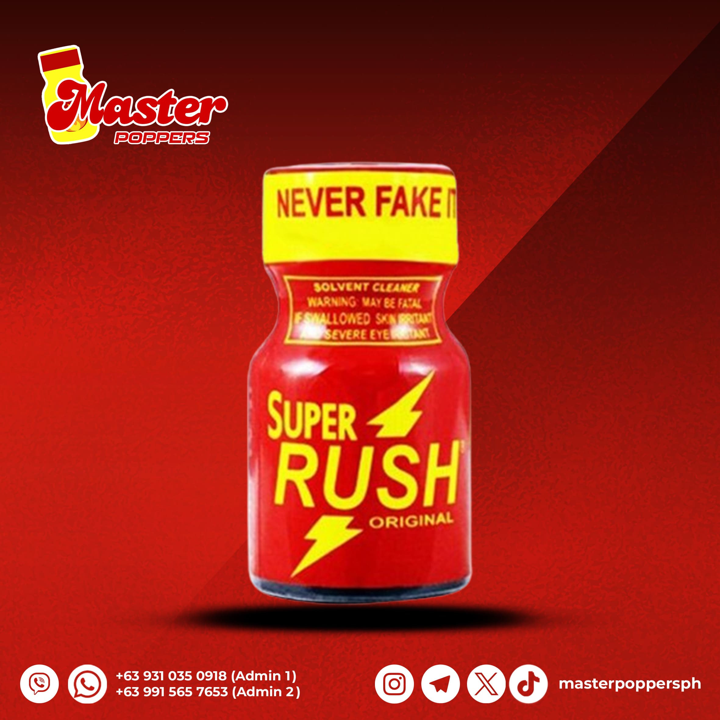 Super Rush Red Poppers 10 ml