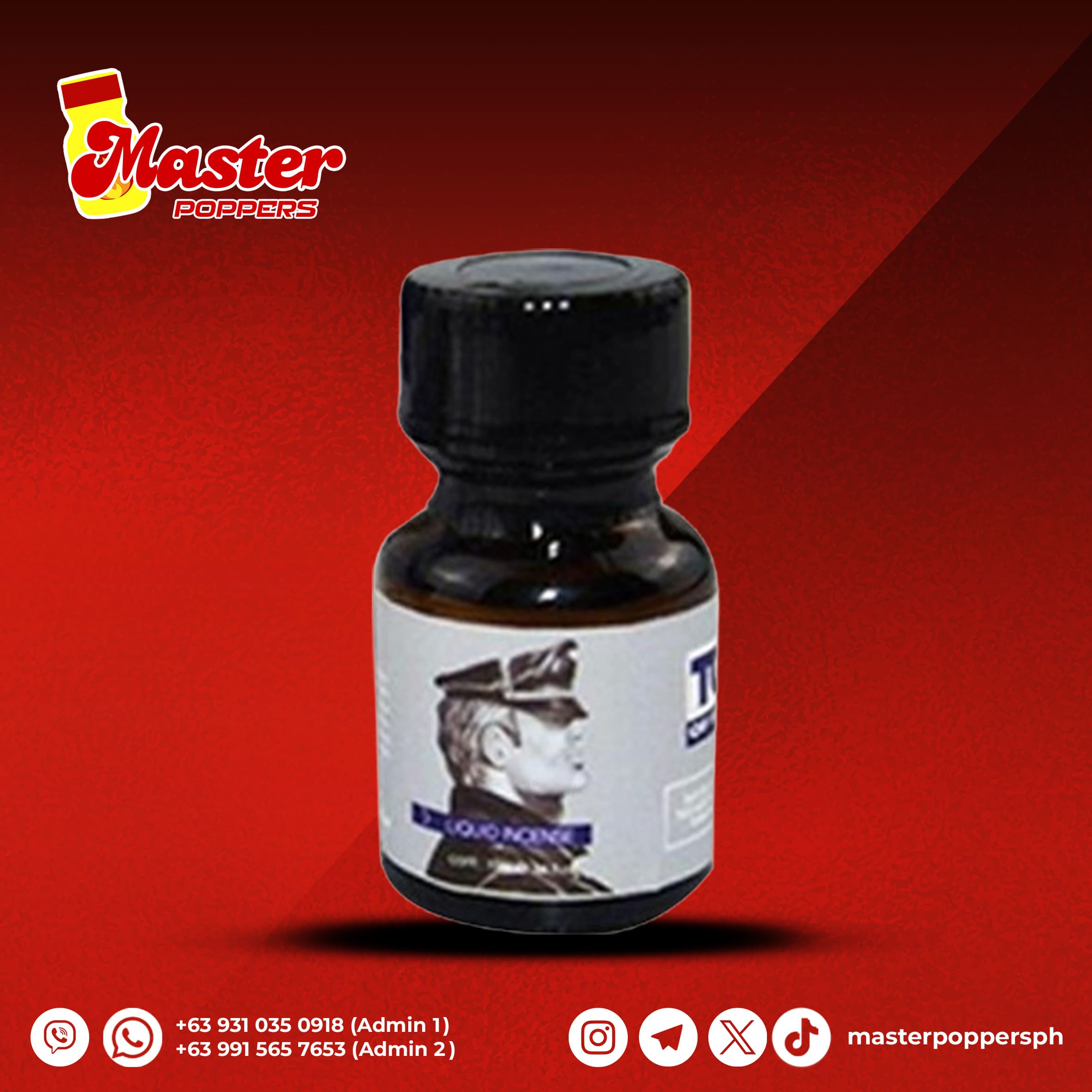 Tom Blue (T) Poppers 10 ml 3 Tom Blue 10ml