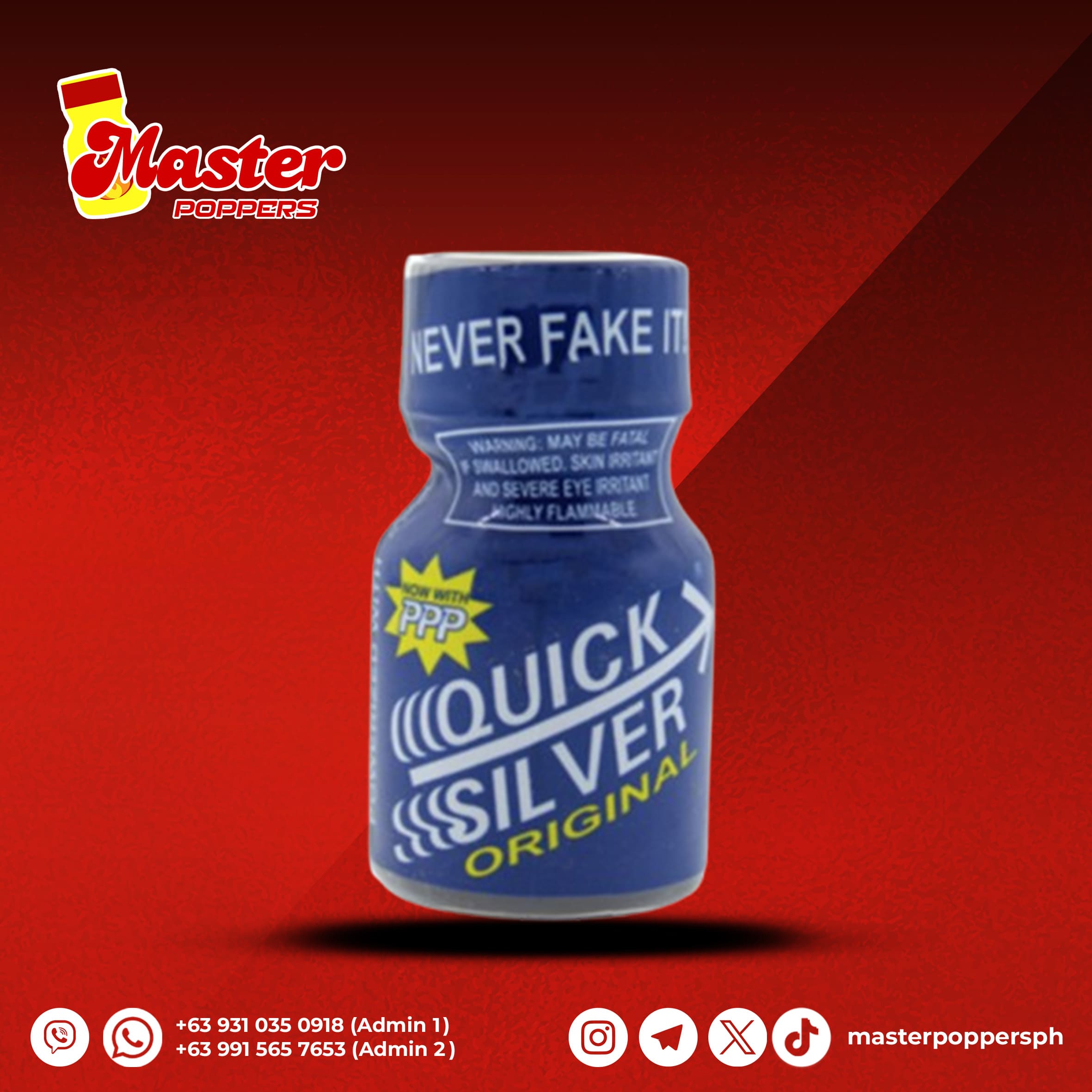 Quick Silver Poppers PWD Original 10ml