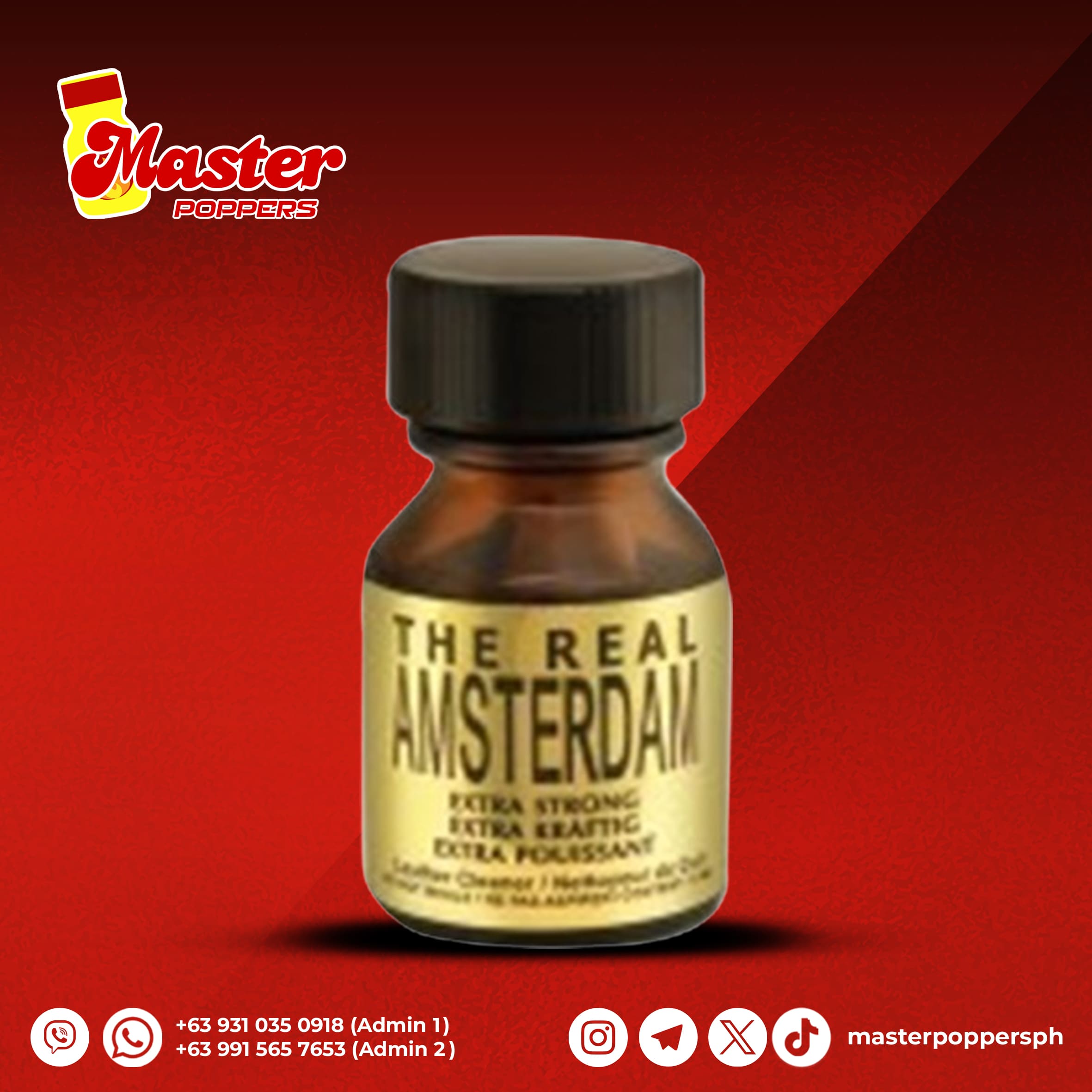 Amsterdam Gold Extra Poppers PWD Original 10ml