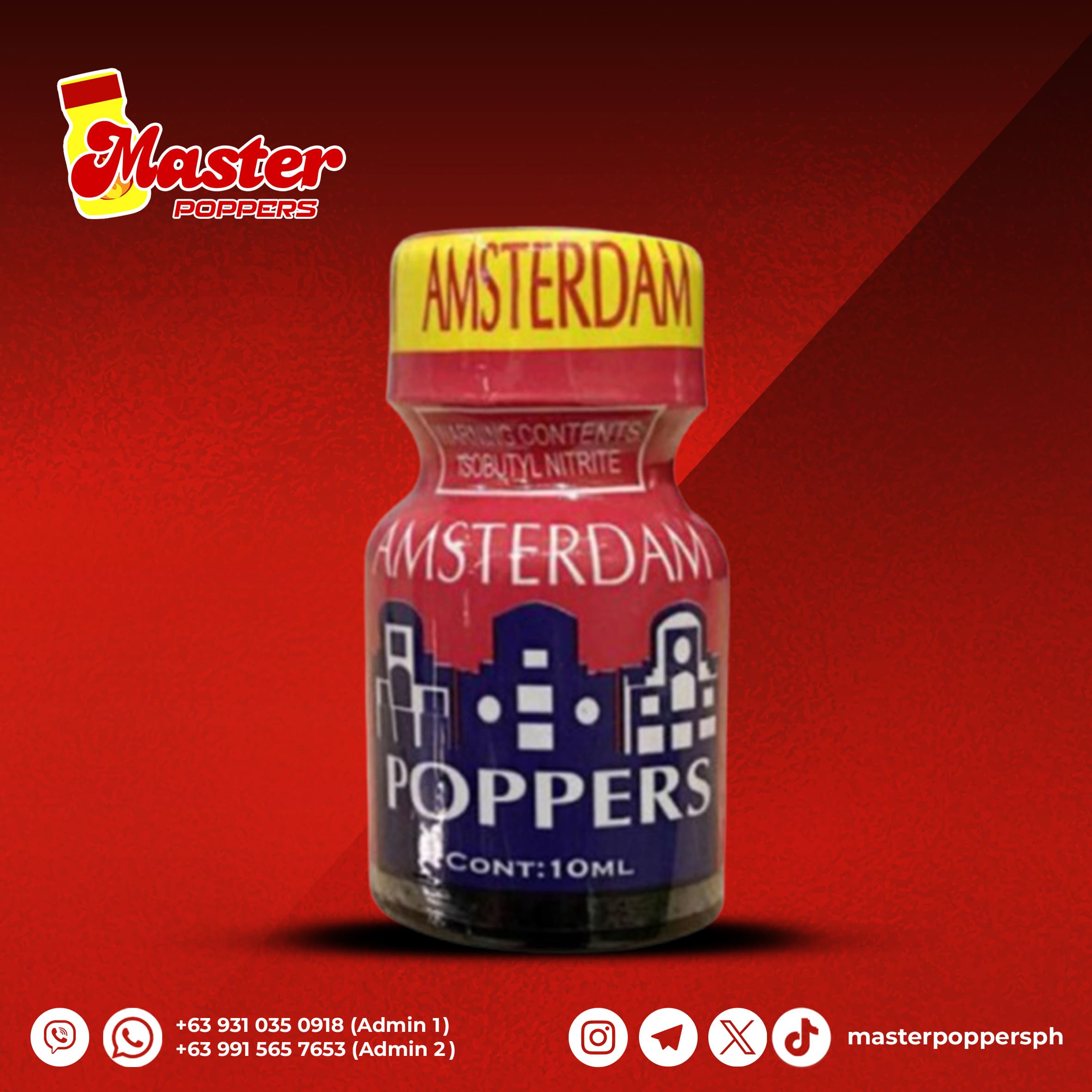 Amsterdam Pink V2 Poppers PWD Original 10ml