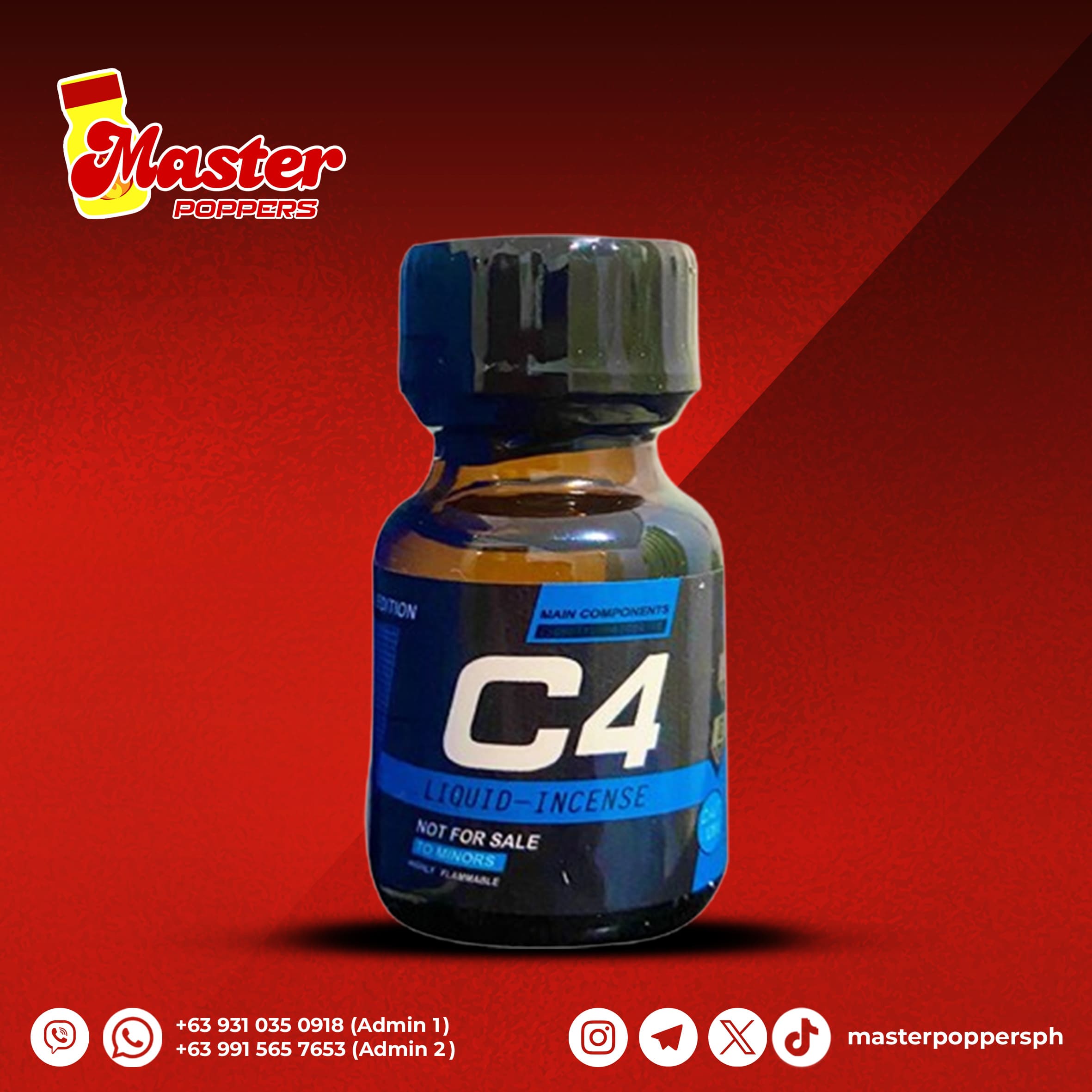 C4 Blue Poppers 10ml