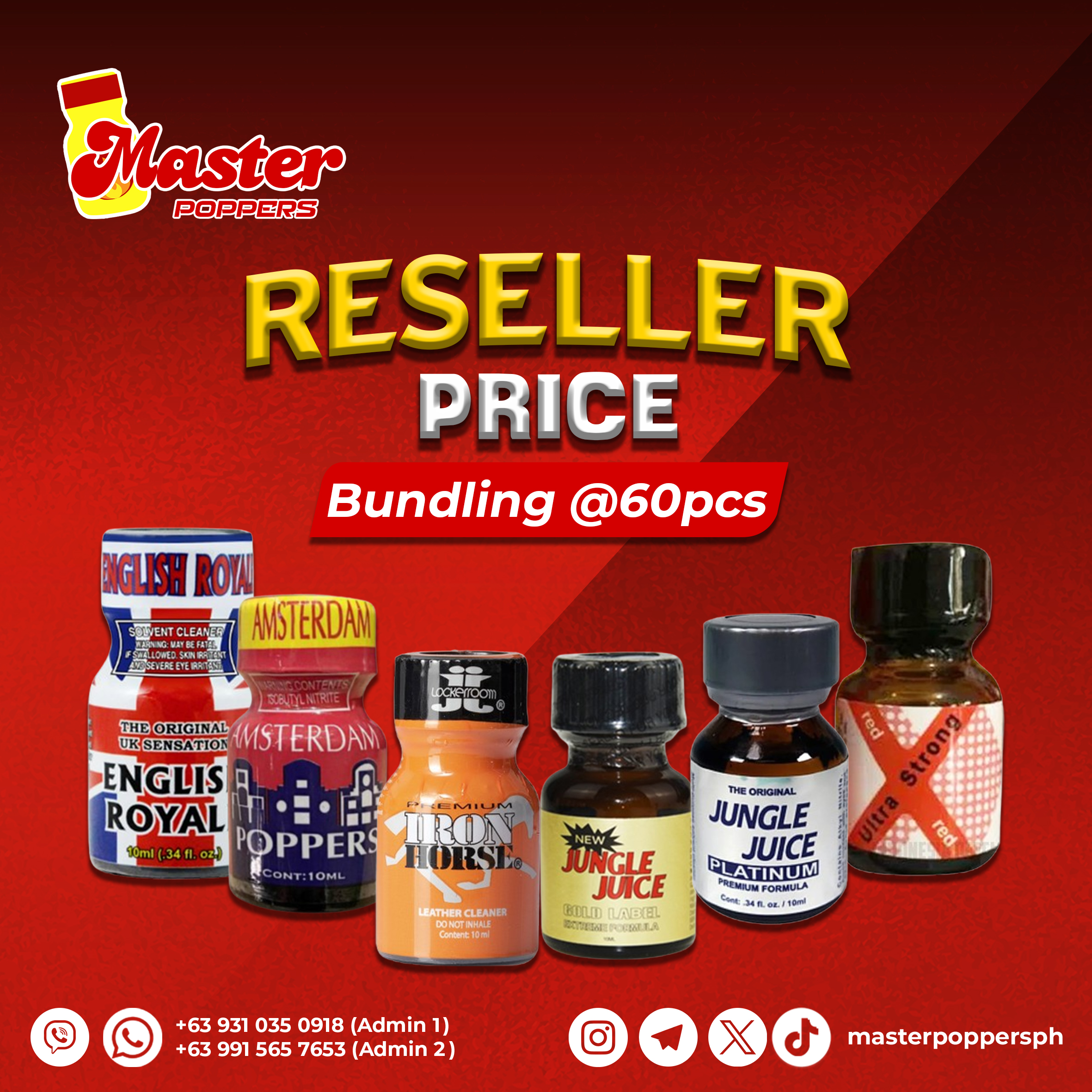 Bundling 60 pcs Mix 10ml